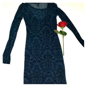 FOREVER21 Midi dress with Floral pattern